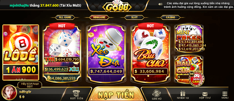 Cùng Go88 trải nghiệm nhiều tựa game thú vị khác