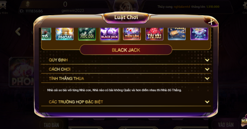 Những kinh nghiệm chơi Blackjack Gemwin ai cũng nên biết