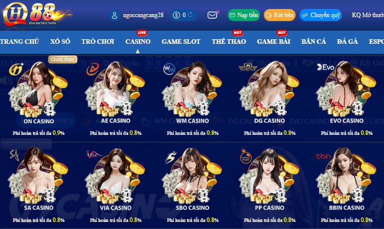 Giới Thiệu Sơ Lược Siêu Phẩm Casino Qh88